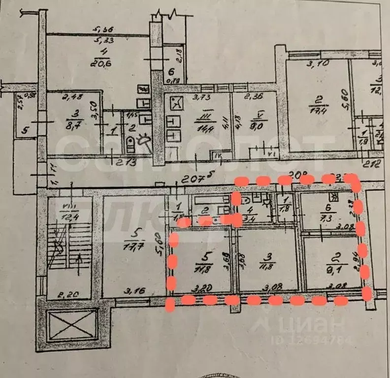 3-к кв. Крым, Симферополь ул. Марка Донского, 6 (59.4 м) - Фото 2