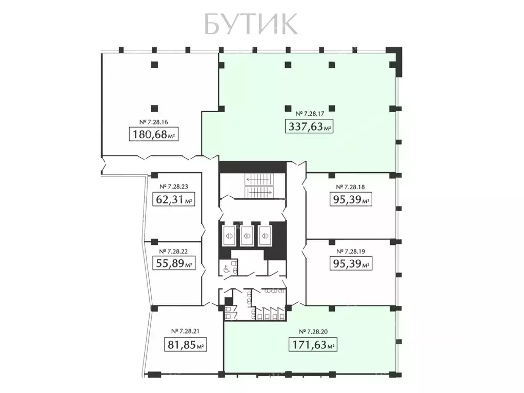 Офис в Санкт-Петербург Левашовский просп., 13И (509 м) - Фото 2