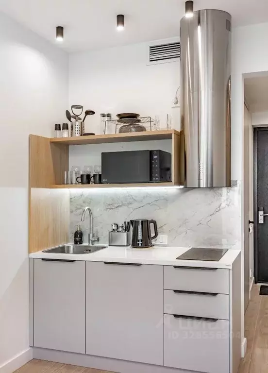 Студия Санкт-Петербург наб. Макарова, 58 (21.0 м) - Фото 1