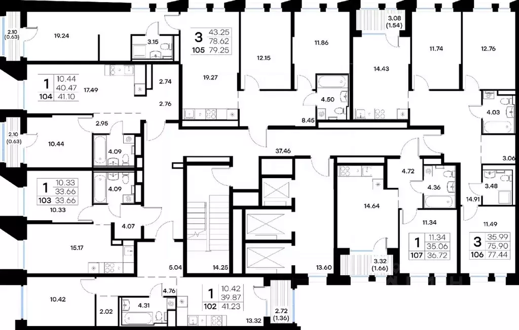 1-к кв. Татарстан, Казань ул. Профессора Мухамедьярова (41.23 м) - Фото 2
