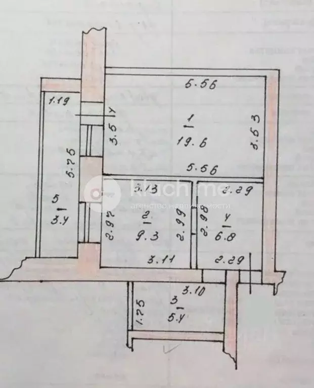 1-к кв. Татарстан, Казань Гвардейская ул., 16б (41.1 м) - Фото 2