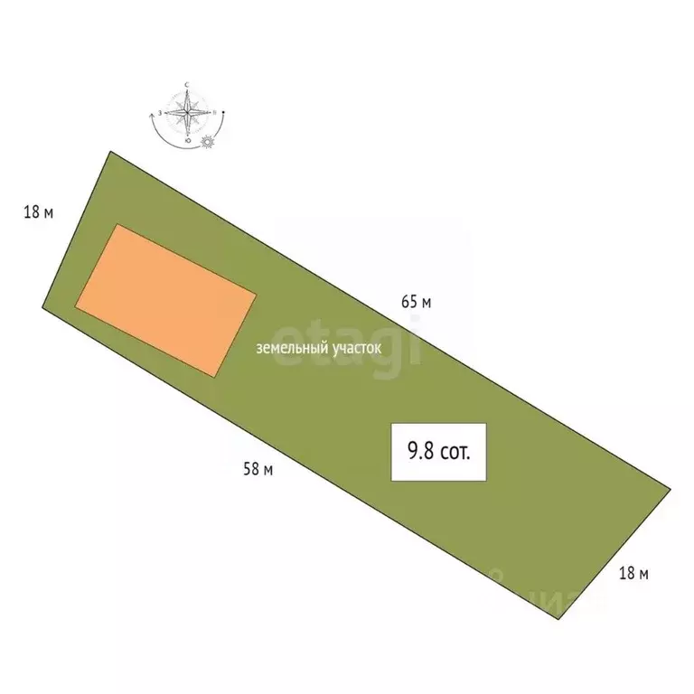 Дом в Алтай, Шебалинский район, с. Шебалино ул. 60 лет Октября, 3 (49 ... - Фото 2