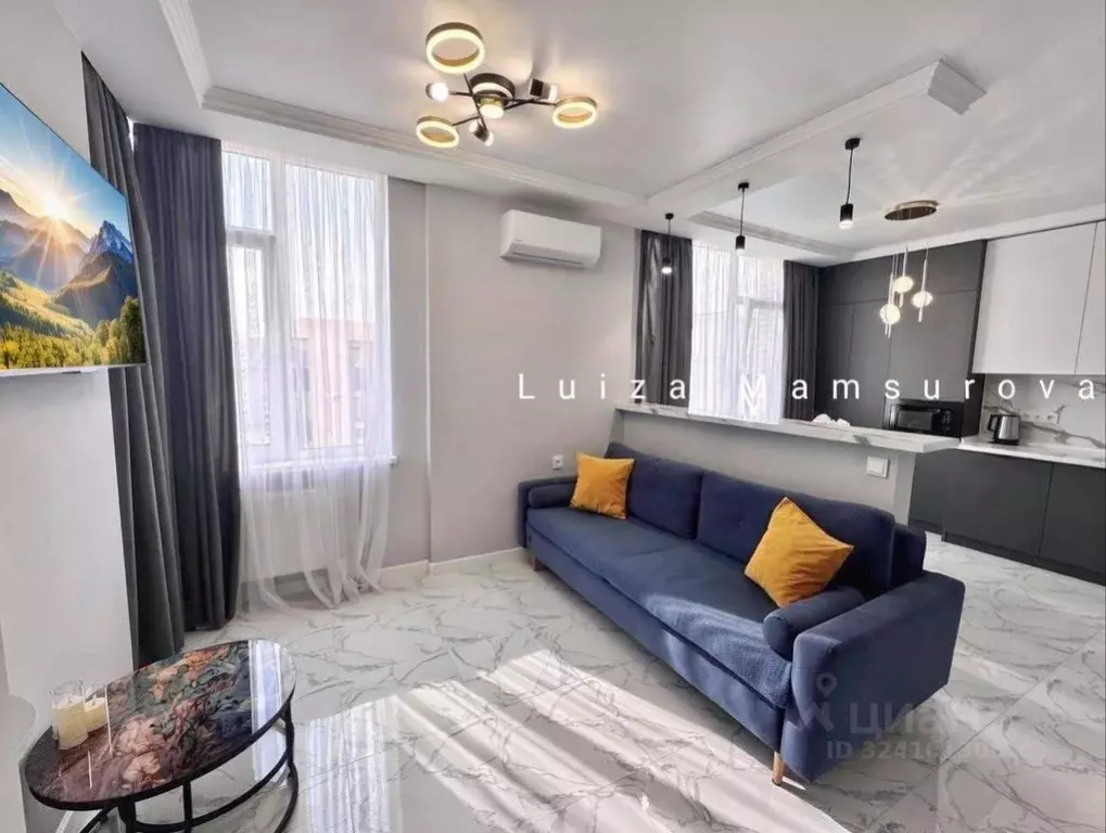 1-к кв. Северная Осетия, Владикавказ ул. Астана Кесаева, 48Дк1 (41.6 ... - Фото 1