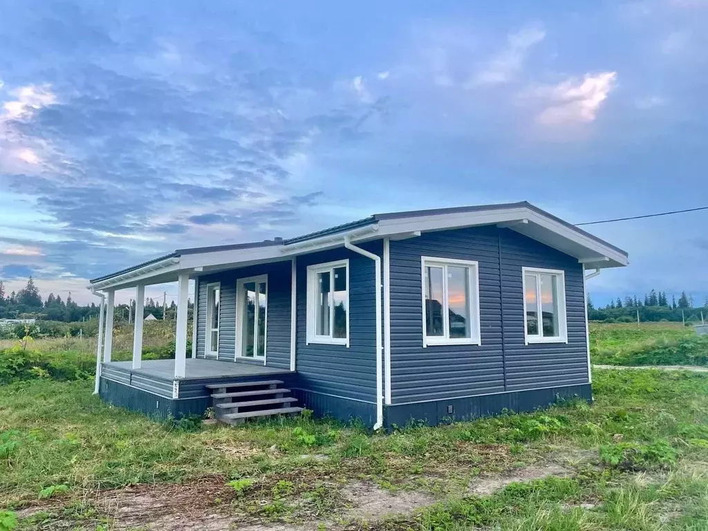 Дом в Ленинградская область, Волосовский район, д. Клопицы  (77 м) - Фото 1