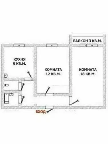 2-комнатная квартира: Челябинск, улица Танкистов, 193В (50.2 м) - Фото 1