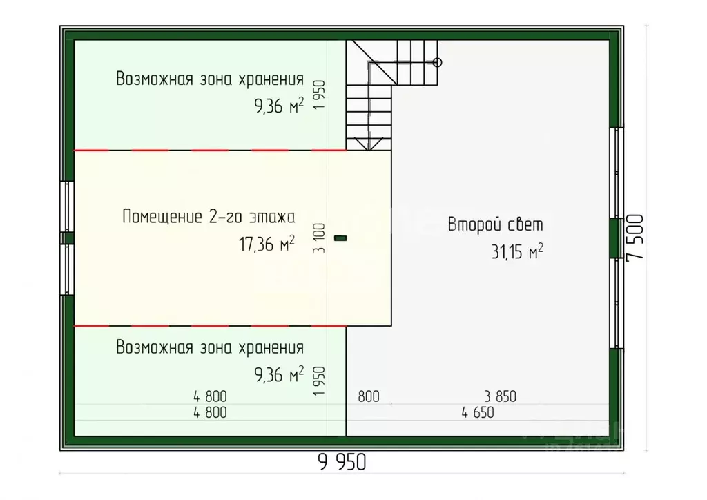 Дом в Марий Эл, Медведевский район, Азяковское с/пос, д. Шеклянур ул. ... - Фото 2