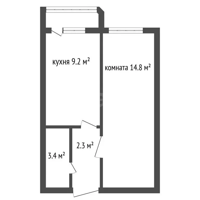 1-комнатная квартира: Воронеж, Минская улица, 63А (33 м) - Фото 1