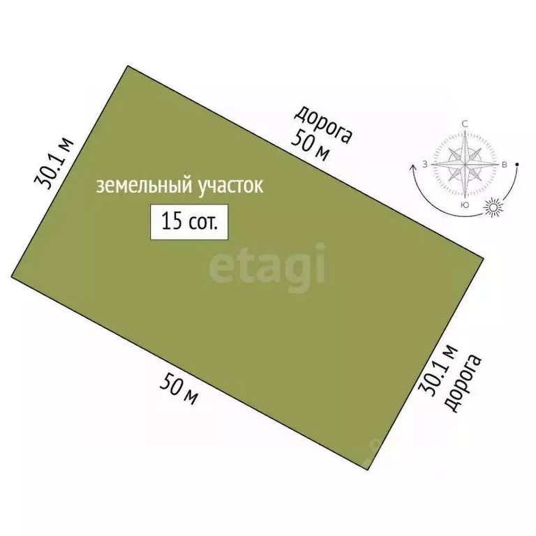 Участок в Крым, Кировский район, Журавское с/пос, с. Тутовка ул. ... - Фото 2