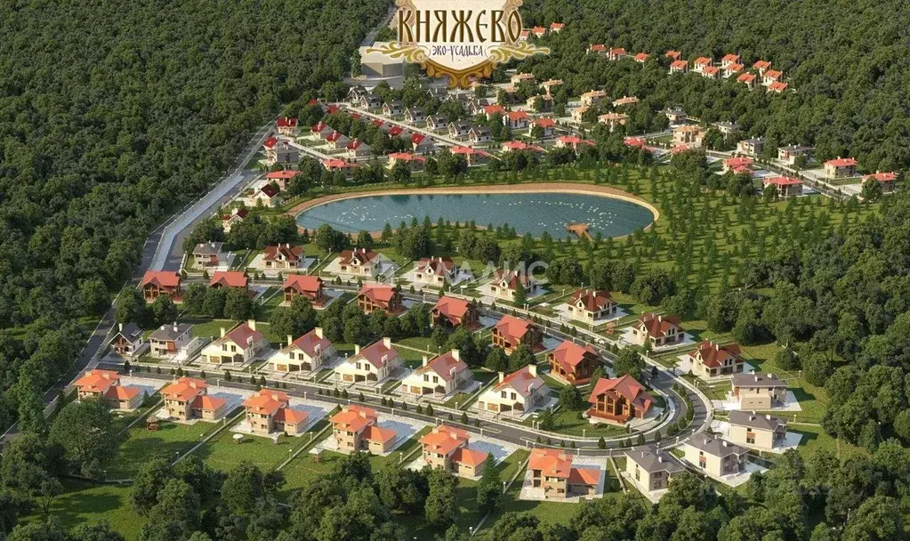 Участок в Нижегородская область, Бор муниципальный округ, д. Княжево  ... - Фото 2