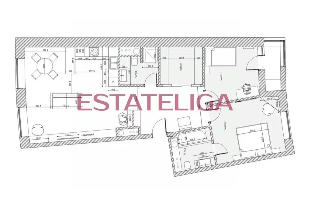 3-к кв. Москва Береговой проезд, 5Ак4 (100.0 м) - Фото 2