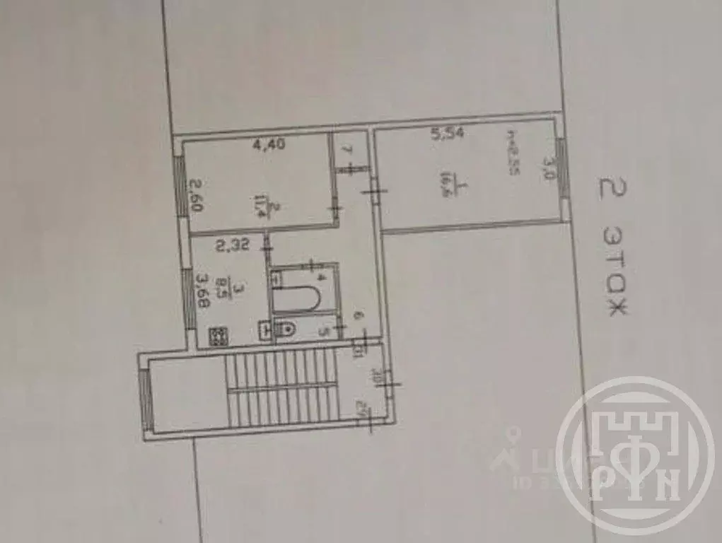 2-к кв. Ленинградская область, Ломоносовский район, Лебяженское ... - Фото 2