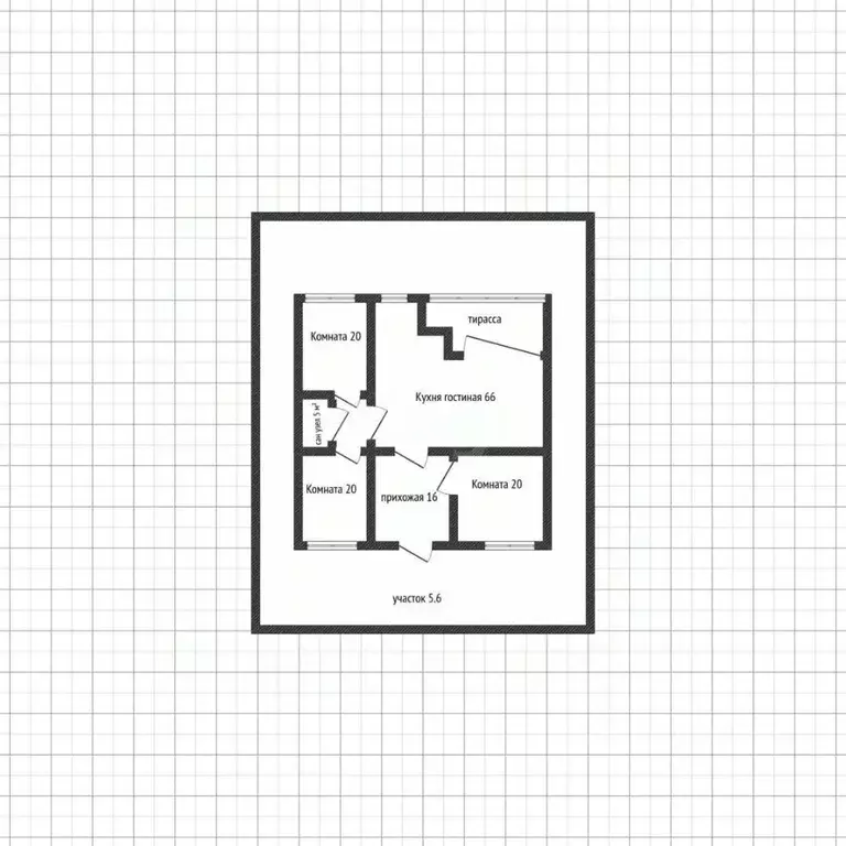 Дом в Адыгея, Майкоп городской округ, Гавердовский хут.  (136 м) - Фото 2