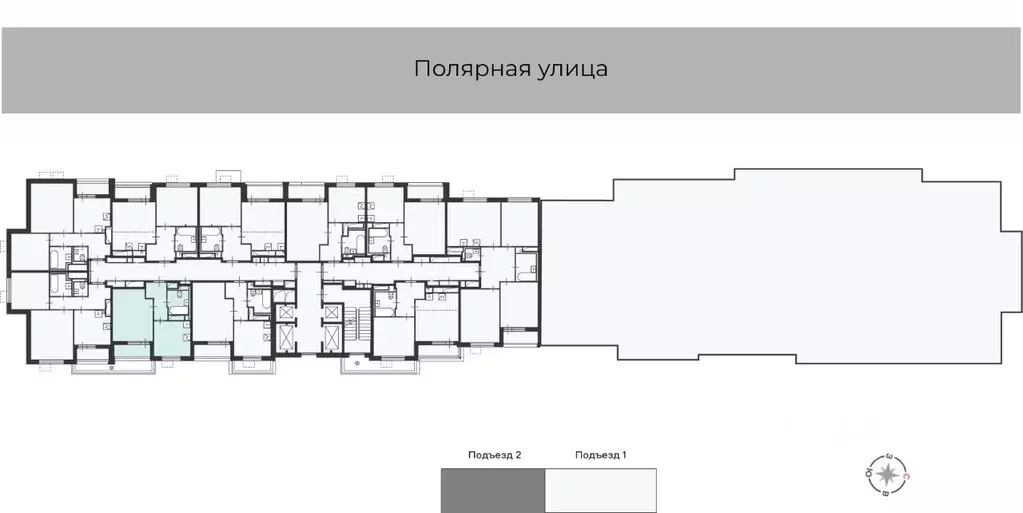 1-к кв. Москва Полярная ул., 16К1 (39.15 м) - Фото 2