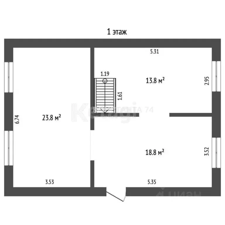 Дом в Челябинская область, Чебаркуль ул. Чкалова (127 м) - Фото 2