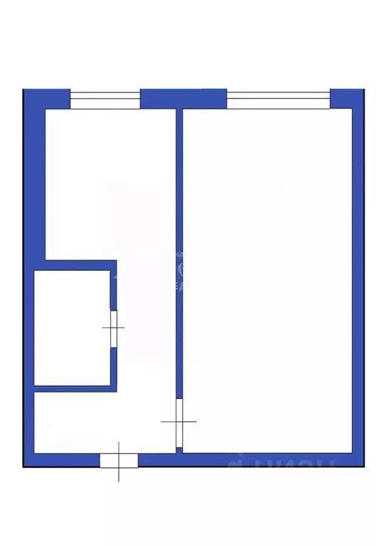 1-к кв. Кемеровская область, Юрга ул. Мира, 7 (34.8 м) - Фото 2