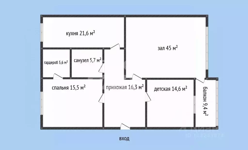 3-к кв. Дагестан, Махачкала ул. Абдул-Вагаба Сулейманова, 70 (122.0 м) - Фото 2
