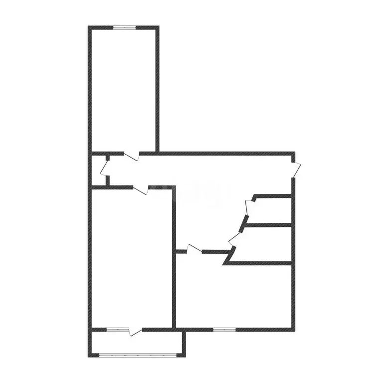 2-комнатная квартира: Губкин, улица Лазарева, 8 (47.8 м) - Фото 2