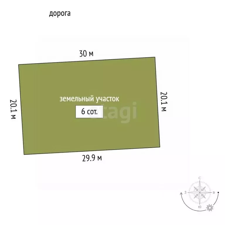 Участок в Крым, Симферопольский район, с. Мирное ул. Романа Филипова ... - Фото 2