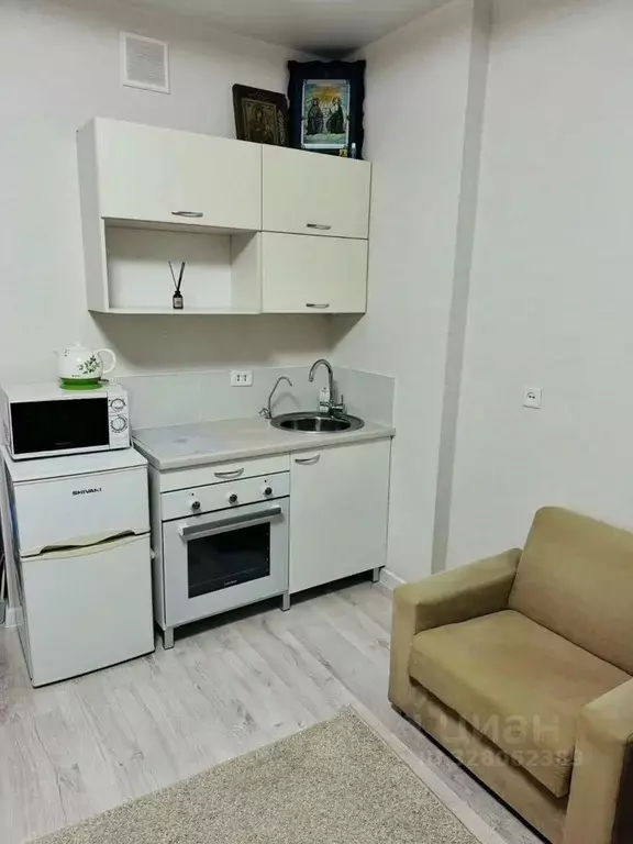 Студия Тюменская область, Тюмень ул. Мельникайте, 2к8 (26.0 м) - Фото 2