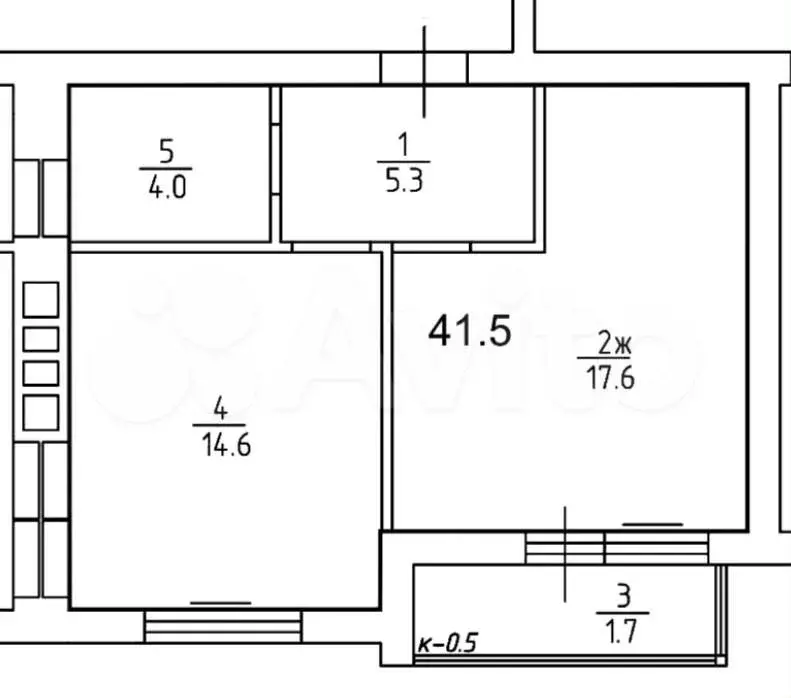 1-к. квартира, 45 м, 10/10 эт. - Фото 0