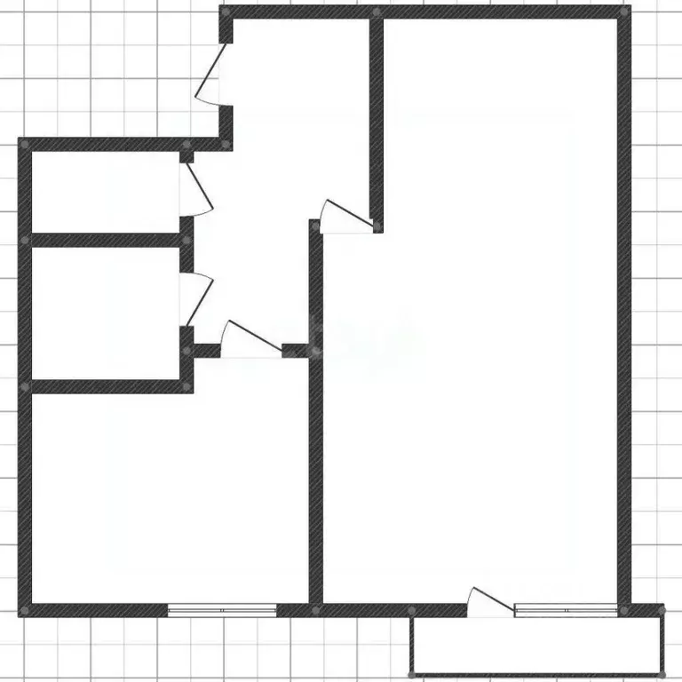 1-к кв. Белгородская область, Белгород Садовая ул., 39 (31.0 м) - Фото 1