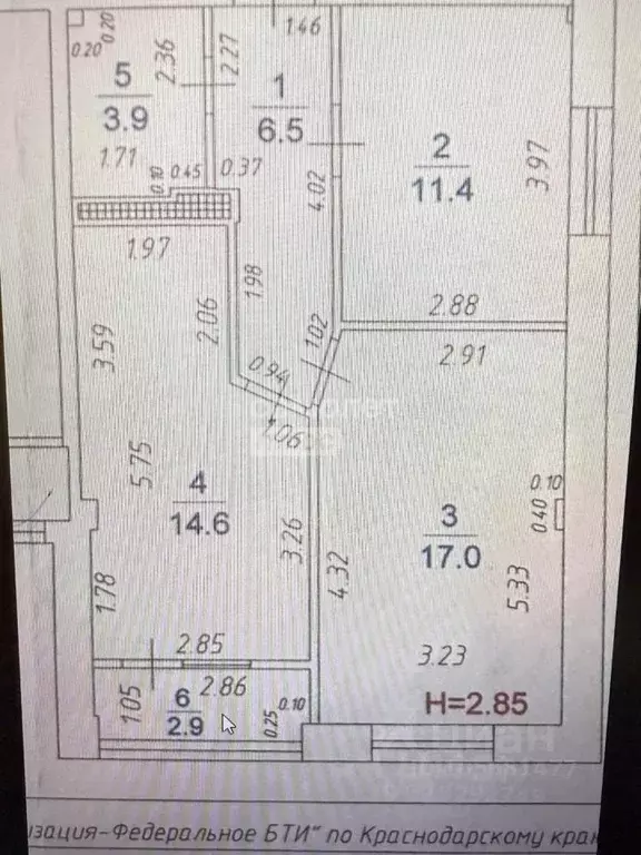 2-к кв. Краснодарский край, Анапа Стахановская ул., 16 (55.0 м) - Фото 2