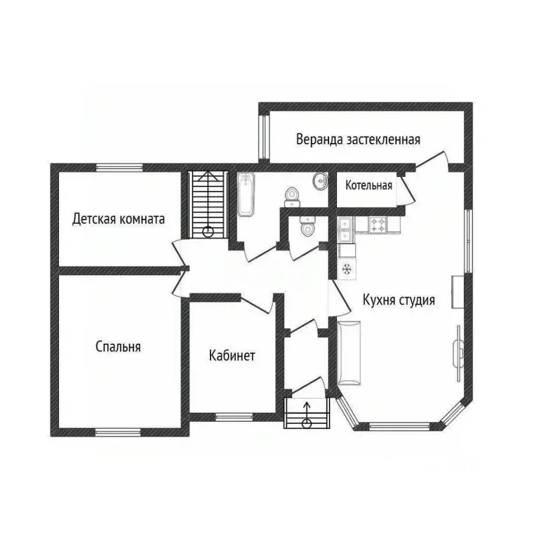 Дом в Белгородская область, Белгородский район, с. Стрелецкое 2 (168 ... - Фото 2