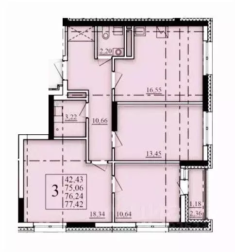 3-к кв. Башкортостан, Уфа Затон-Восточный жилрайон, Паруса жилой ... - Фото 0