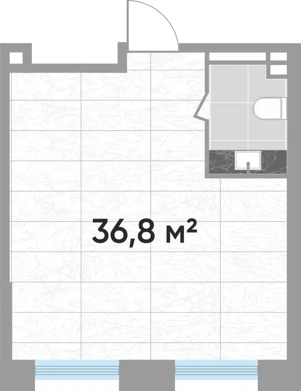 Офис в Москва Зорге 9 жилой комплекс, 9Ак6 (37 м) - Фото 2