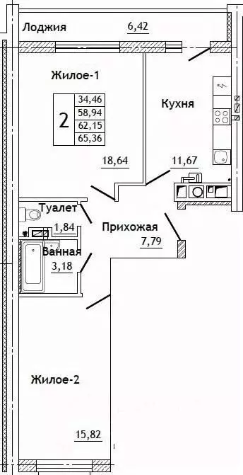 2-к кв. Смоленская область, Смоленский муниципальный округ, д. ... - Фото 0
