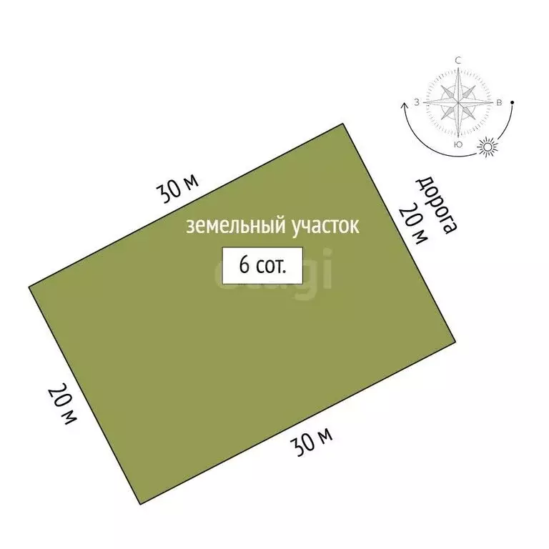 Участок в Батальненское сельское поселение, СНТ Нептун (6 м) - Фото 1