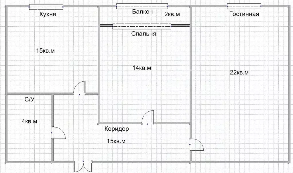 2-к кв. Дагестан, Дербент ул. Гейдара Алиева, 11Г (67.0 м) - Фото 1
