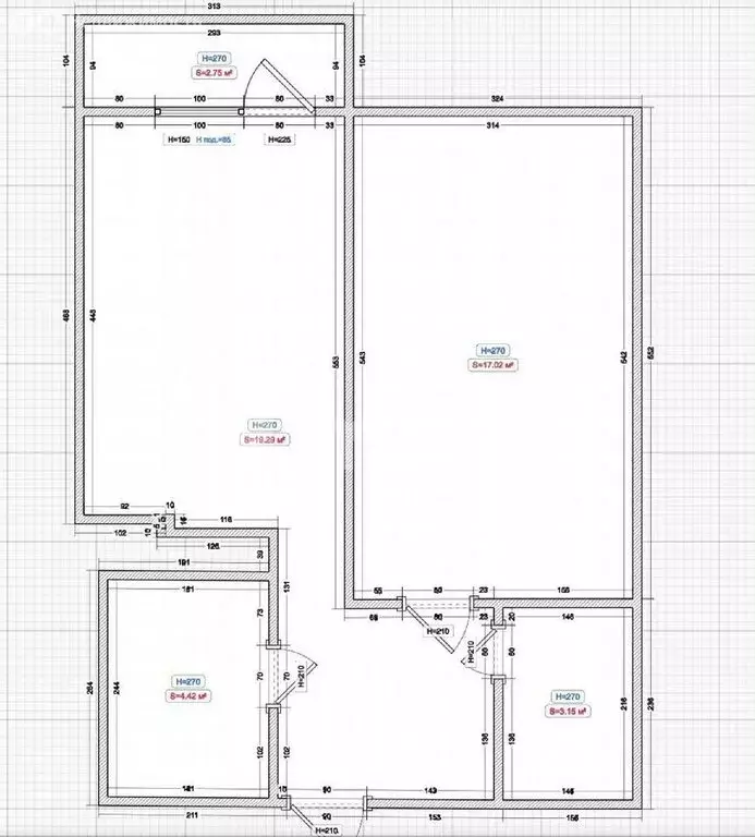 1-комнатная квартира: Калининград, Орудийная улица, 38Вк1 (44.3 м) - Фото 0