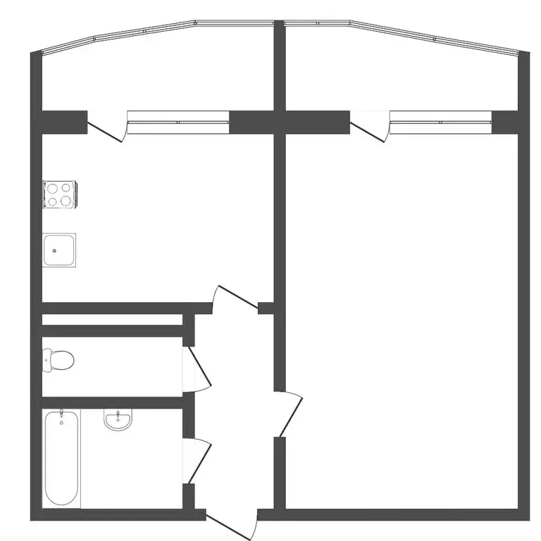 1-комнатная квартира: Тюмень, Широтная улица, 172к1 (39.5 м) - Фото 1