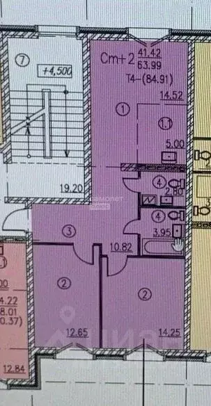 2-к кв. Челябинская область, Челябинский городской округ, пос. ... - Фото 2