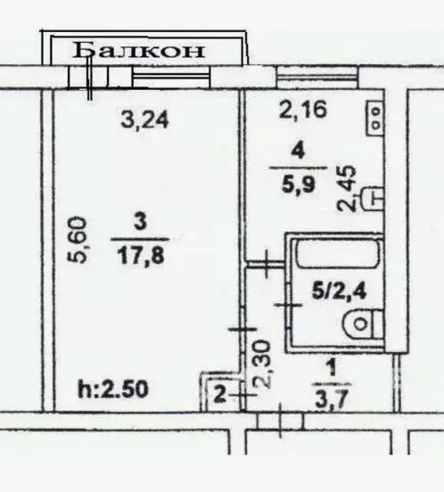 1-к кв. Пермский край, Березники ул. Карла Маркса, 43 (30.3 м) - Фото 1