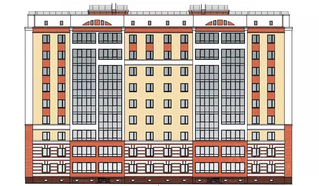 4-к кв. Омская область, Омск ул. А.Н. Кабанова, 2 (82.05 м) - Фото 0