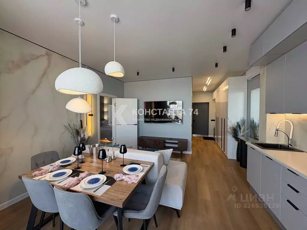 1-к кв. Челябинская область, Челябинск просп. Ленина, 64Б (60.0 м) - Фото 2