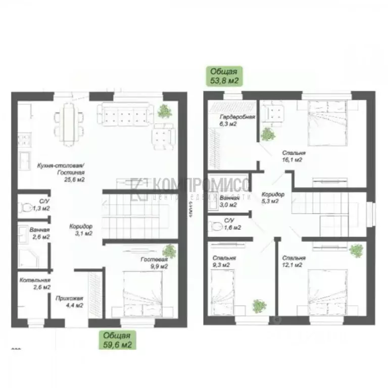 Таунхаус в Адыгея, Тахтамукайский район, Козет аул ул. Светлая, 13 ... - Фото 2