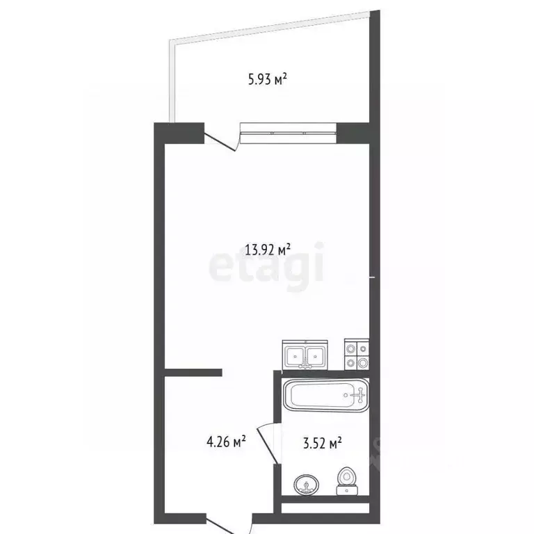 Студия Крым, Сакский район, Лесновское с/пос, с. Прибрежное ул. ... - Фото 2
