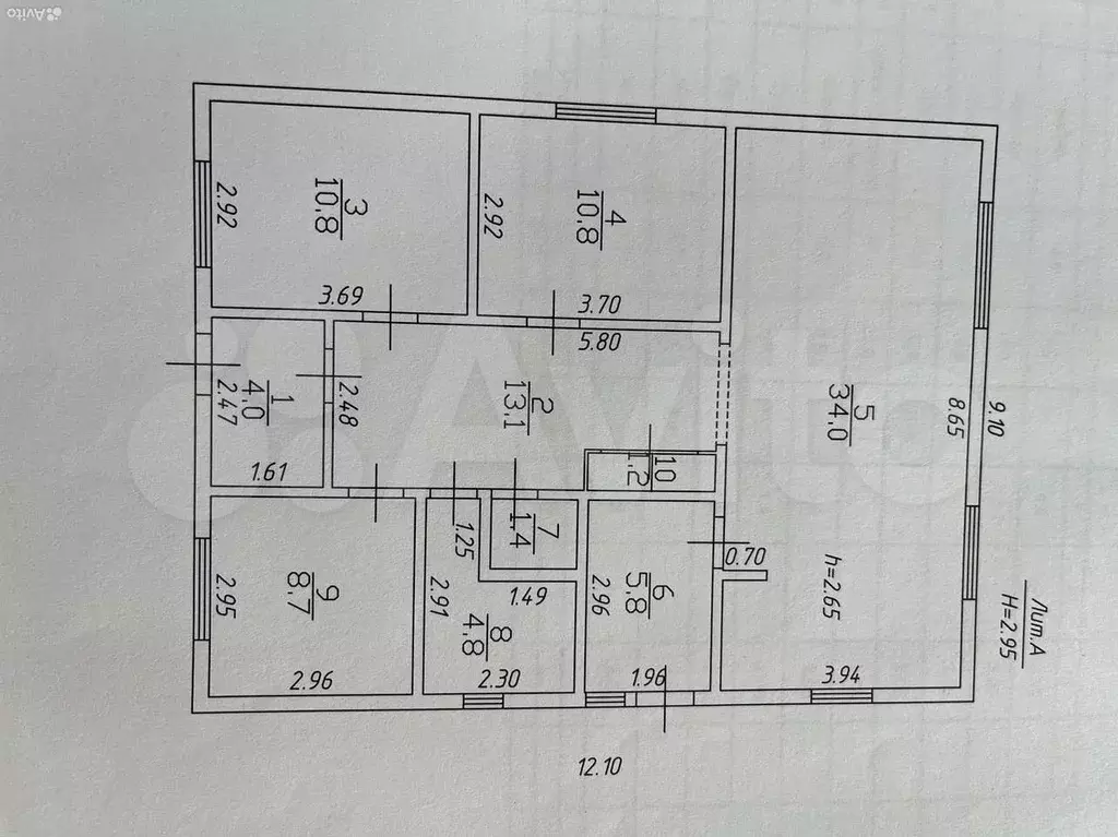 Дом 100 м на участке 12 сот. - Фото 0