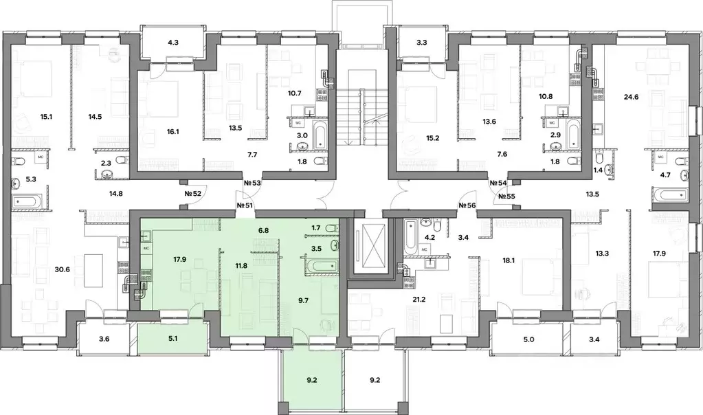 2-к кв. Ярославская область, Ярославль ул. Шевелюха, 124А (65.7 м) - Фото 2