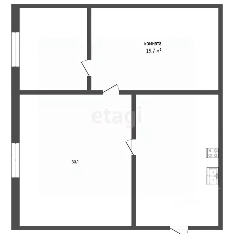 Комната Тамбовская область, Мичуринск ул. Мира, 6 (19.7 м) - Фото 2