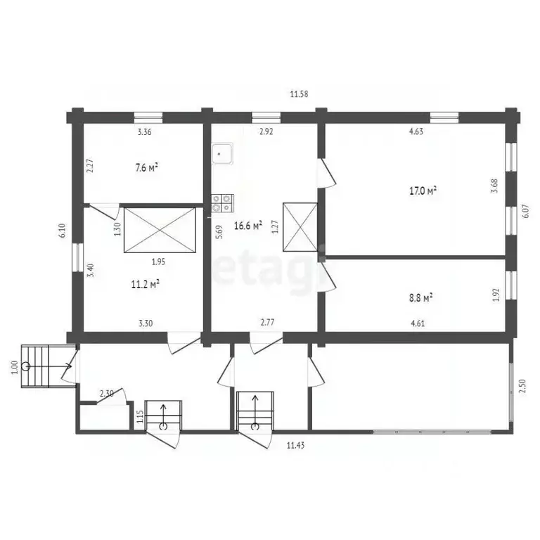 Дом в Костромская область, Буй пер. Восход, 5 (57 м) - Фото 1