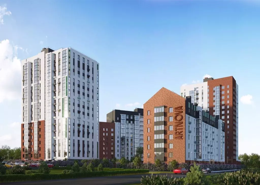 2-к кв. Удмуртия, Ижевск Аэропорт жилрайон, Артнова жилой комплекс ... - Фото 2