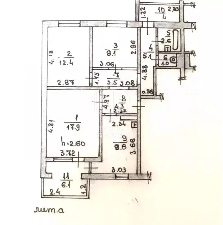 3-к кв. Крым, Ялта ул. Красных Партизан, 26 (71.4 м) - Фото 2