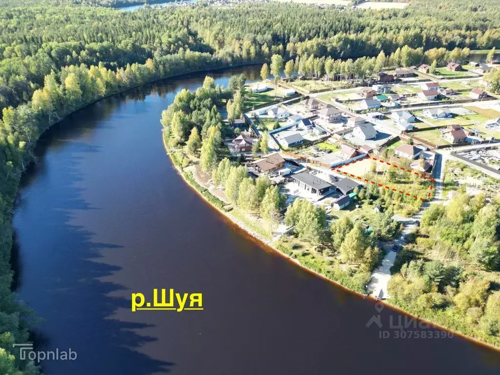 Участок в Карелия, Пряжинский район, Чалнинское с/пос, д. Нижние ... - Фото 2