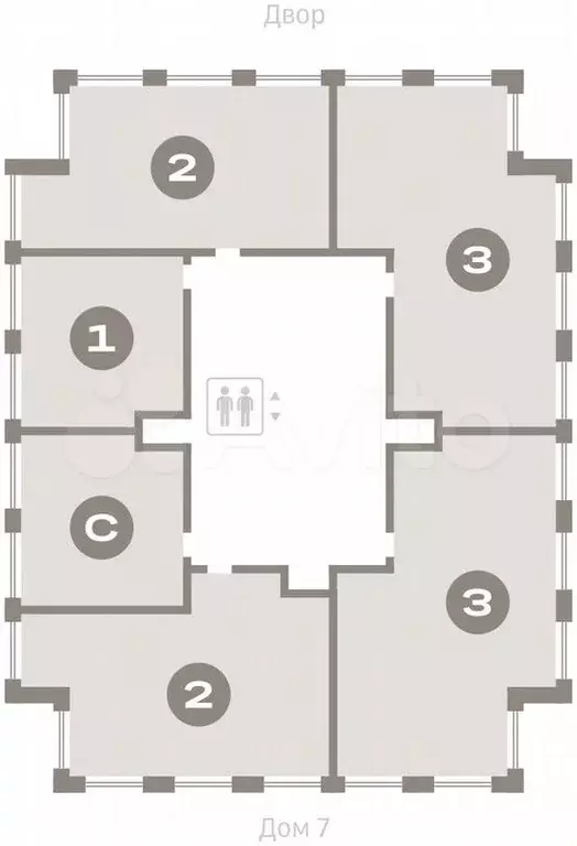 1-к. квартира, 46,5 м, 17/17 эт. - Фото 1