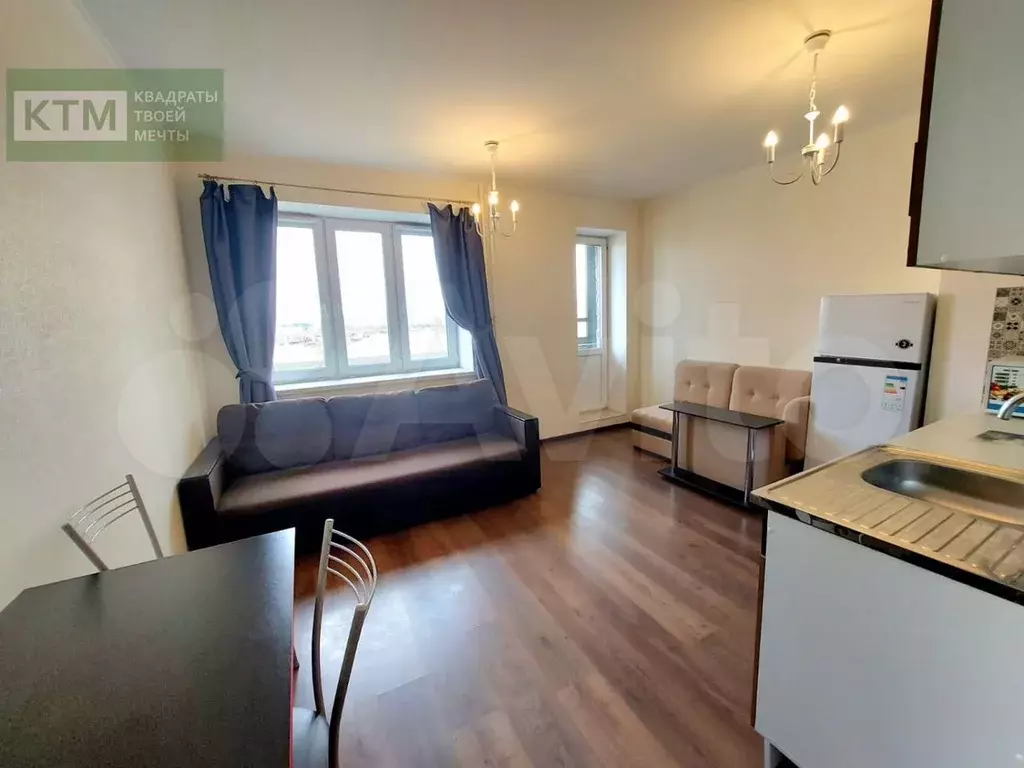 Квартира-студия, 22,8 м, 2/27 эт. - Фото 1