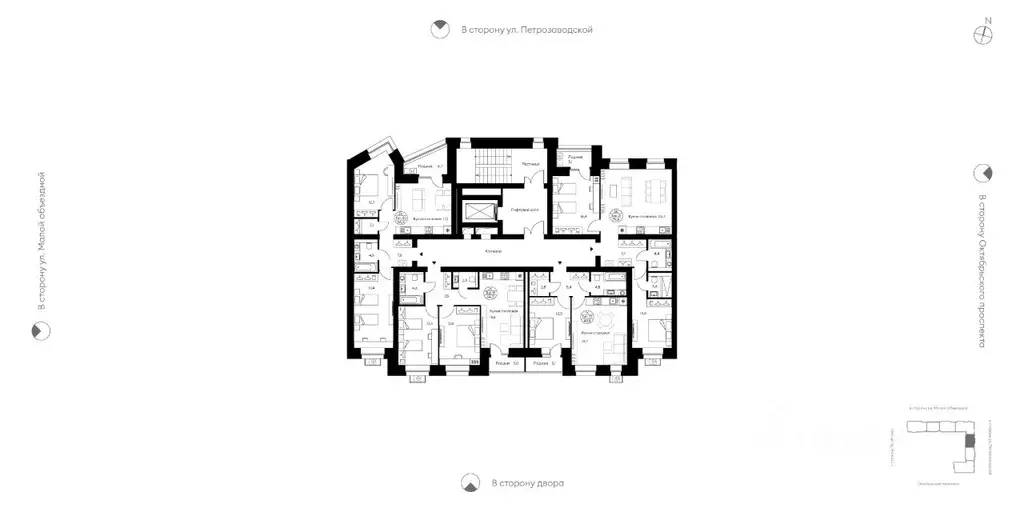 2-к кв. Коми, Сыктывкар Октябрьский просп., 139 (75.5 м) - Фото 2